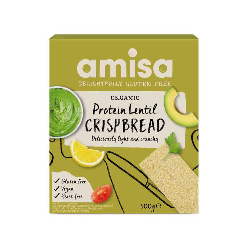 Crispbread linzen gv van Amisa, 12 x 100 g