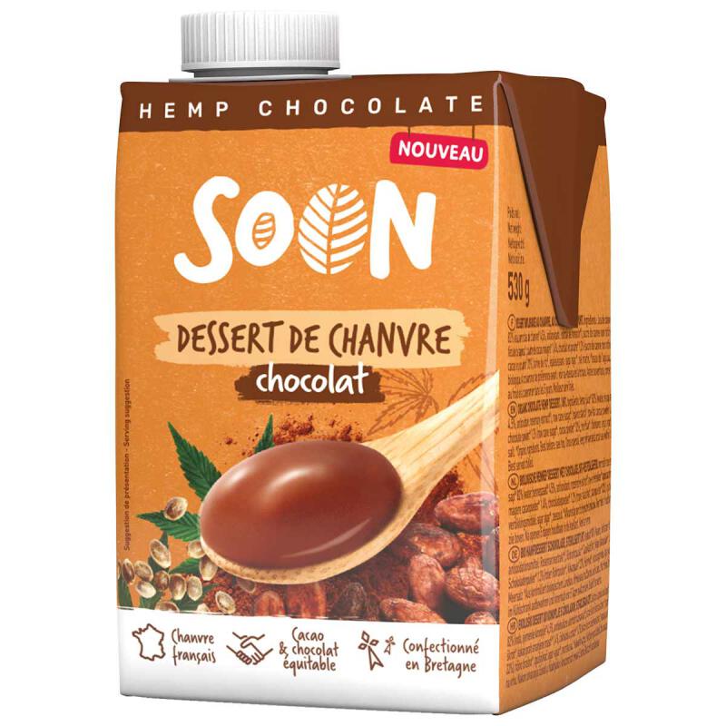 Hennepdessert chocolade van SOSOON, 8 x 530 g