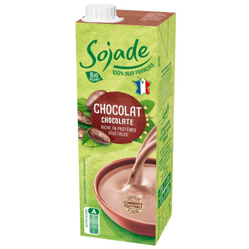 Sojadrink chocolade van Sojade, 8 x 1000 ml
