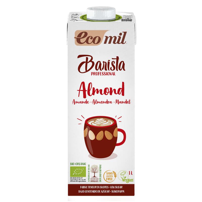 Barista amandeldrank van Ecomil, 6 x 1 l