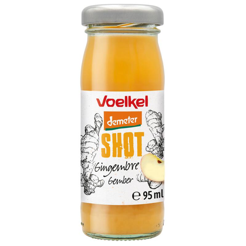 Shot gember van Voelkel, 12 x 95 ml