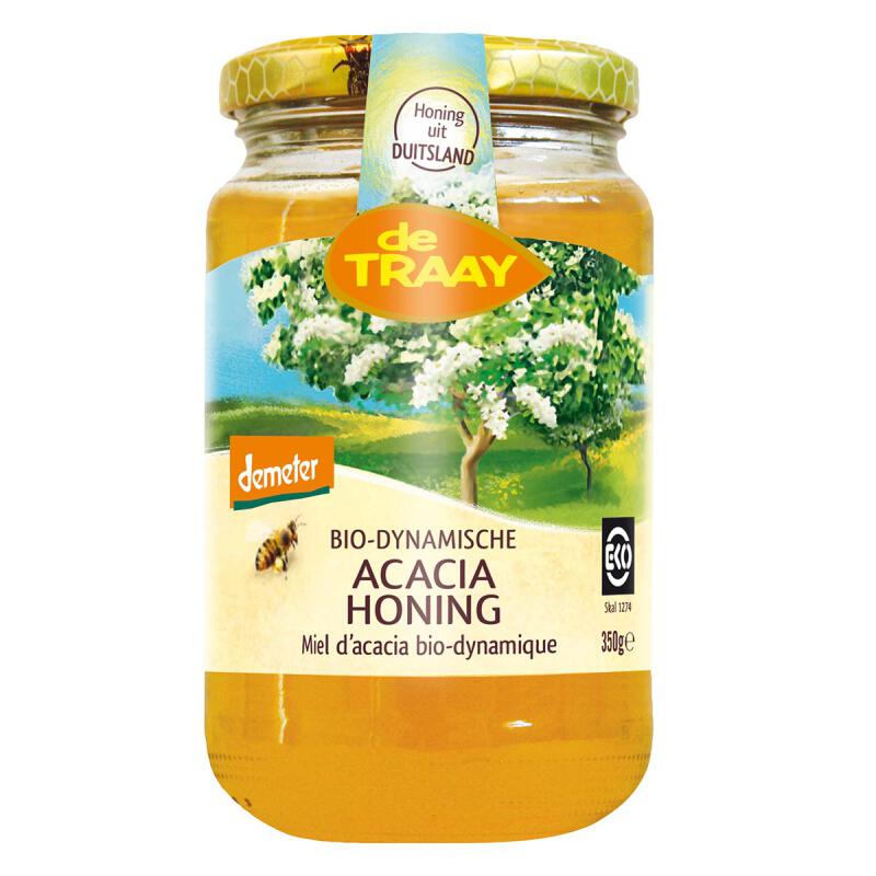 Acacia honing vloeibaar Demeter van Traay, 6 x 350 g