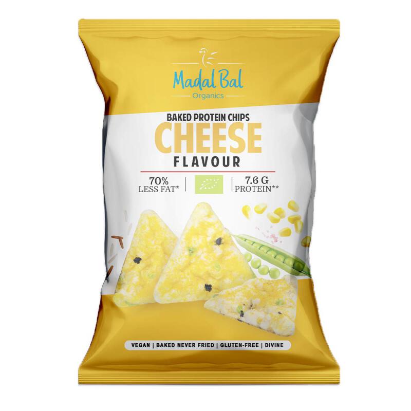 Protein chips cheese vegan van MADAL BAL, 10 x 60 g