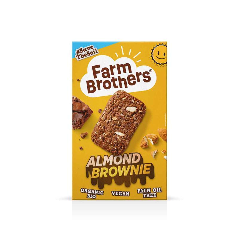 Brownie amandel koekjes van Farm Brothers, 6 x 135 g