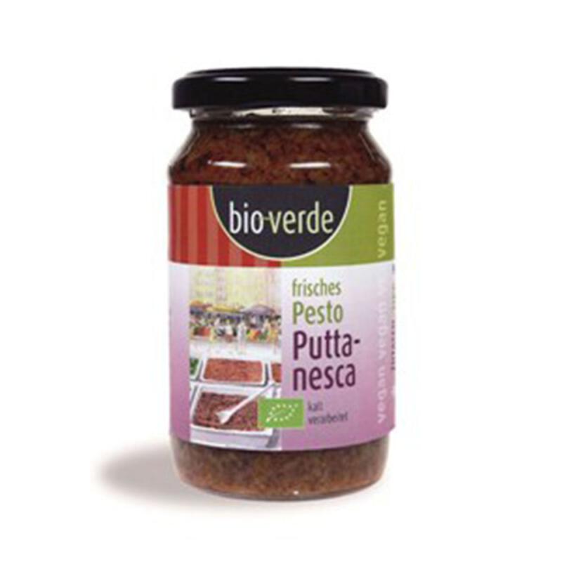 Pesto puttanesca van Bioverde, 6 x 165 g