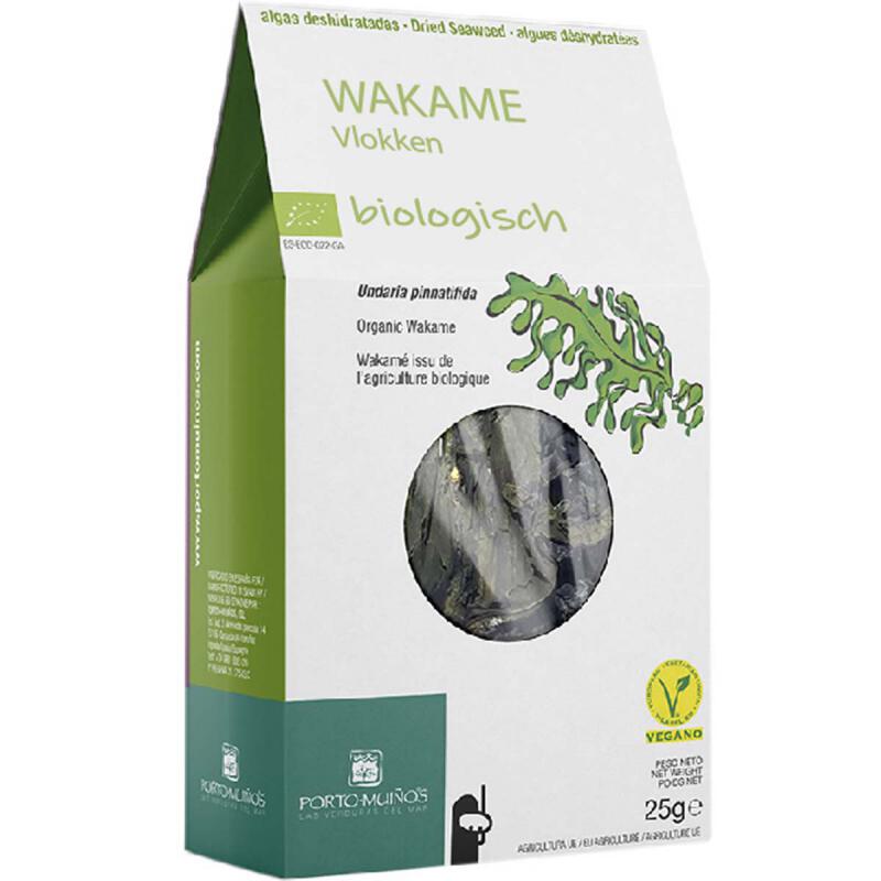 Zeewier wakame gedroogd van Porto Muinos, 8 x 25 g