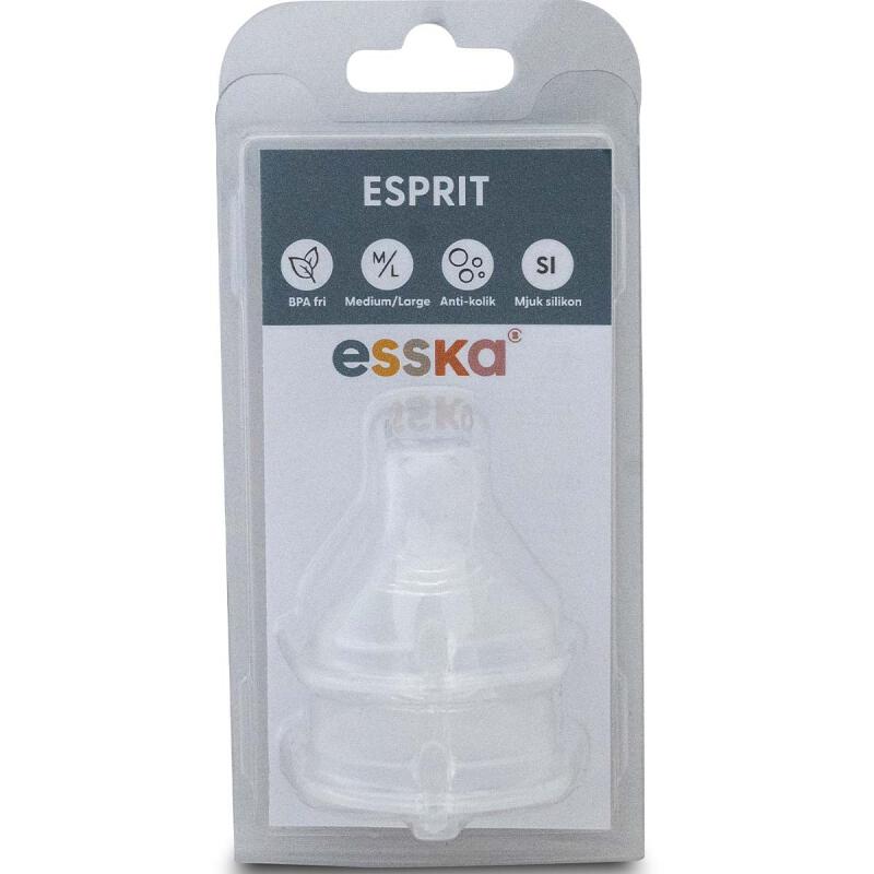 Flessenspeen medium large 2pk van ESSKA, 1 x 1 stk