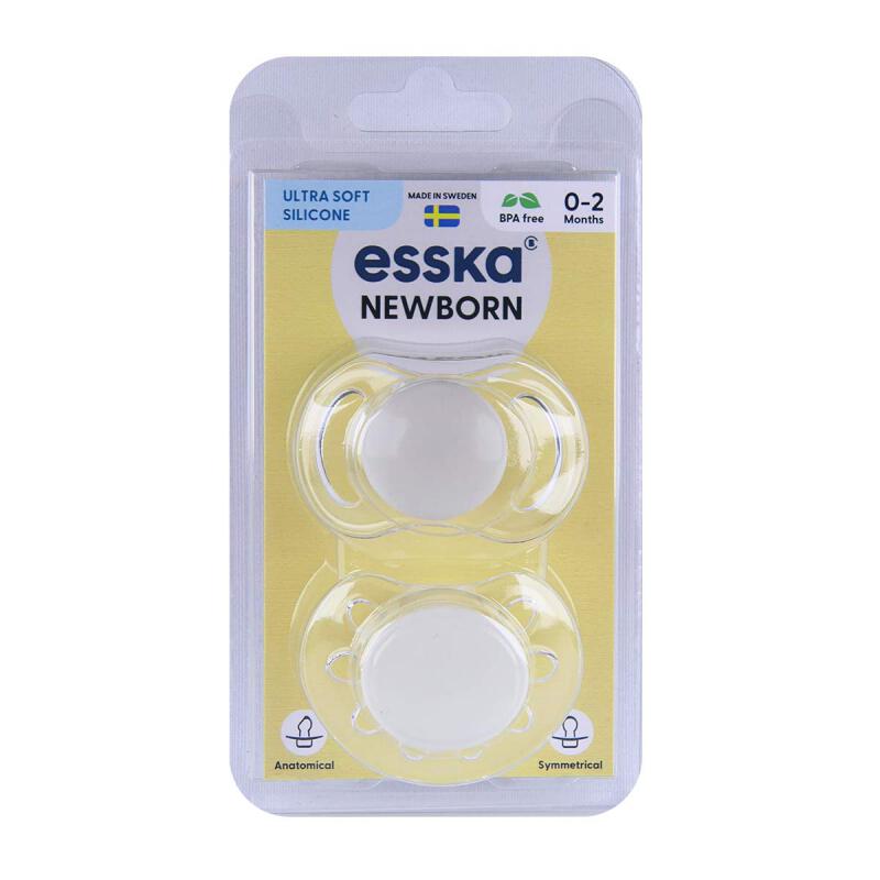 Fopspeen newborn 2pk van ESSKA, 1 x 1 stk