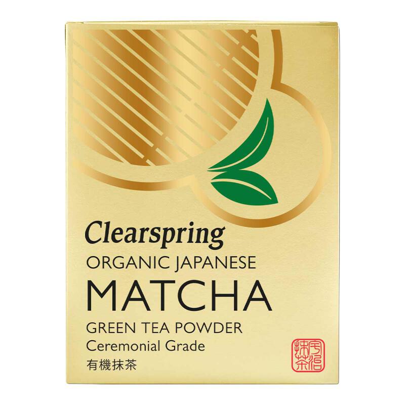 Matcha tea ceremonial van Clearspring, 4 x 30 g