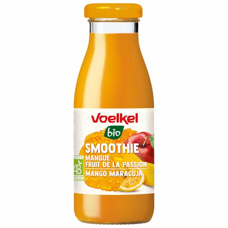 Smoothie mango maracuja van Voelkel, 6 x 250 ml