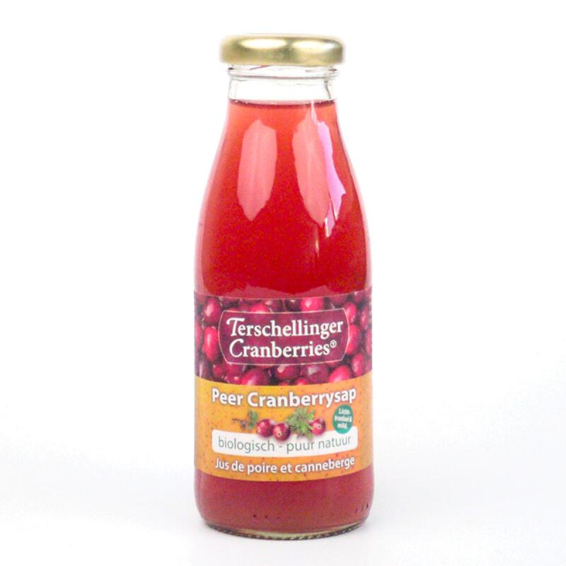Peer-cranberrysap van Terschellinger, 12 x 250 ml