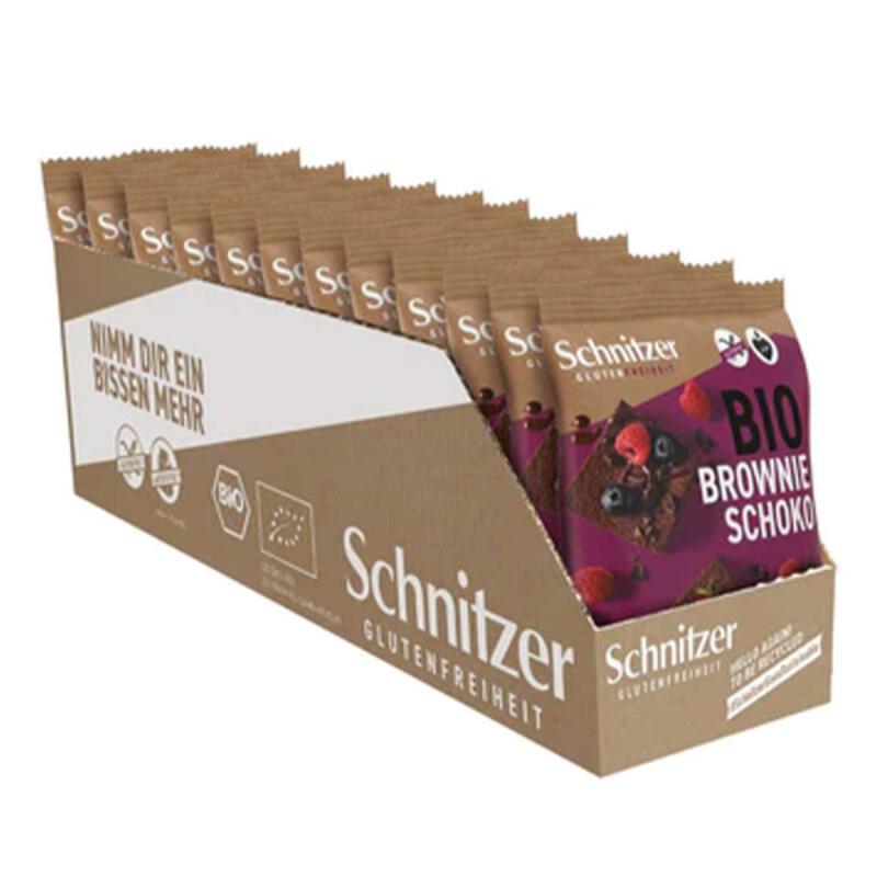 Brownie chocolade (gv) van Schnitzer, 12 x 140 g