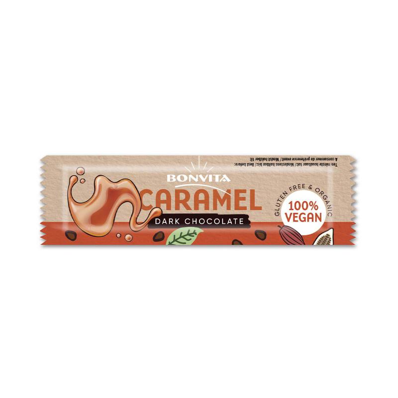 Caramelbar puur van Bonvita, 24 x 40 g