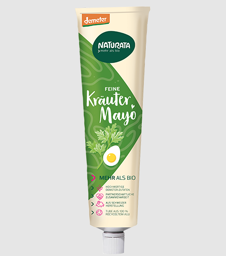 Mayonaise kruiden tube van Naturata, 8 x 185 ml