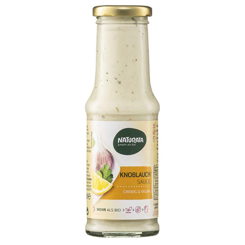 Knoflook saus van Naturata, 6 x 210 ml