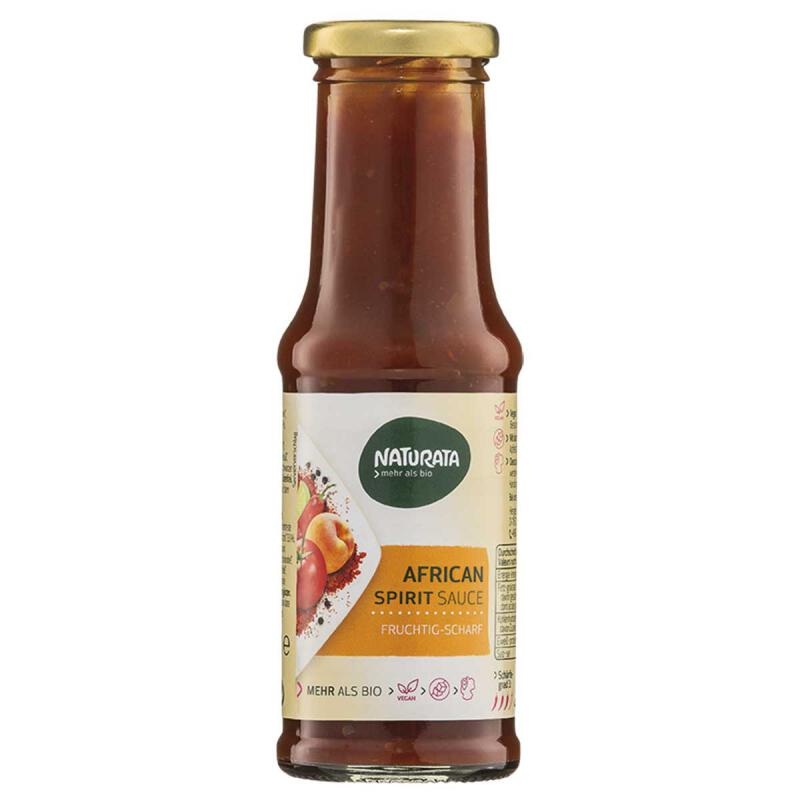 African spirit saus van Naturata, 6 x 210 ml