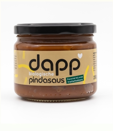 Pinda saus van DAPP, 6 x 280 gr