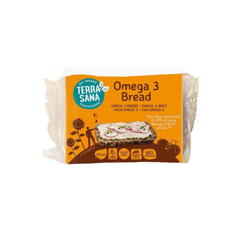 Kiembrood omega 3 van TerraSana, 9 x 300 g