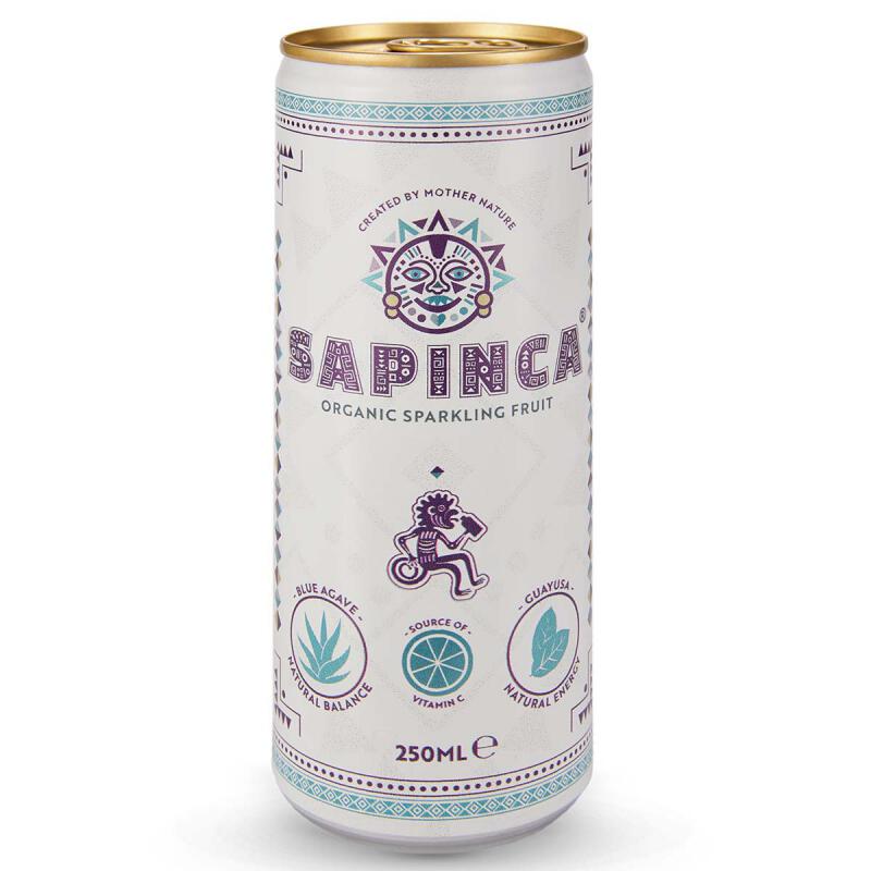 Sparkling fruit van Sapinca excl. statiegeld, 12 x 250 ml