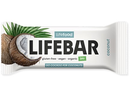 Lifebar kokos van Lifefood, 15 x 40 g