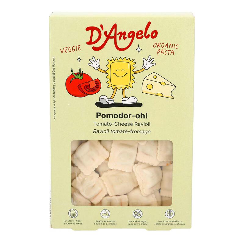 Ravioli tomaat ricotta van D`Angelo Pasta, 10 x 250 g