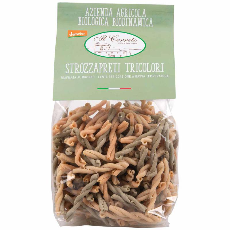 Strozzapreti tricolore van IL CERRETO, 12 x 400 g