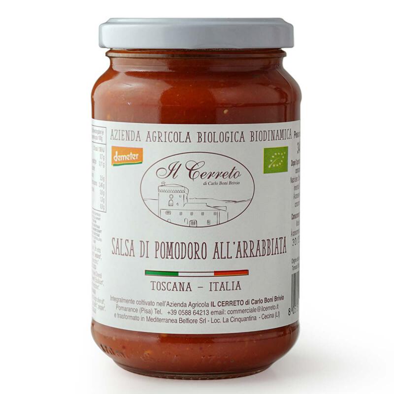 Tomatensaus arrabbiata van IL CERRETO, 12 x 340 g