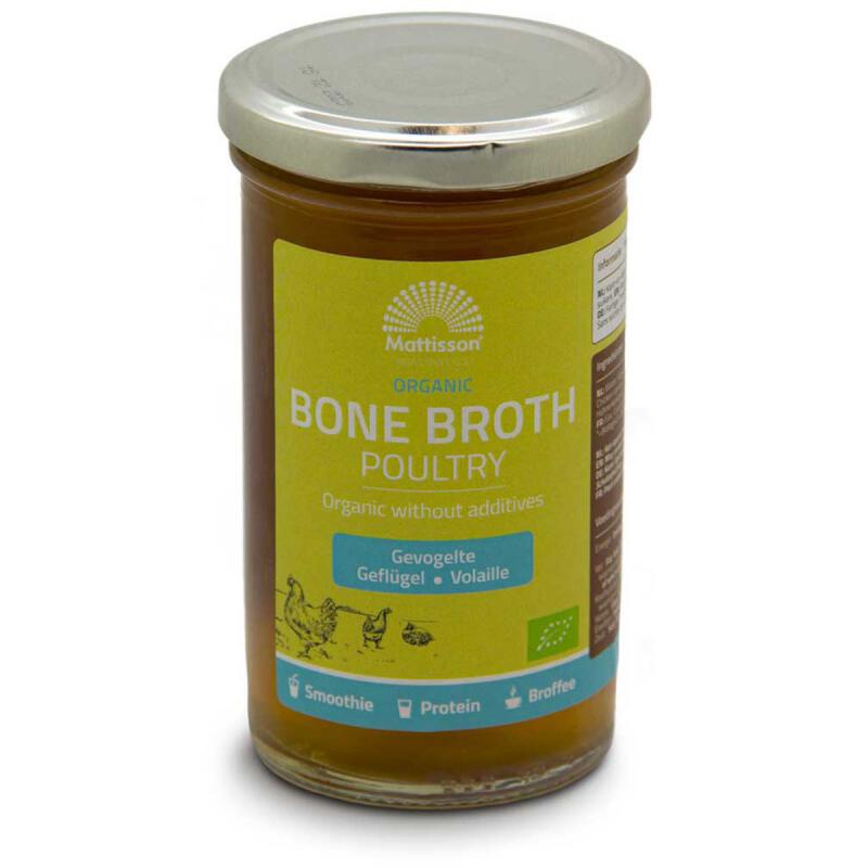 Bone broth gevogelte van Mattisson, 6 x 240 ml