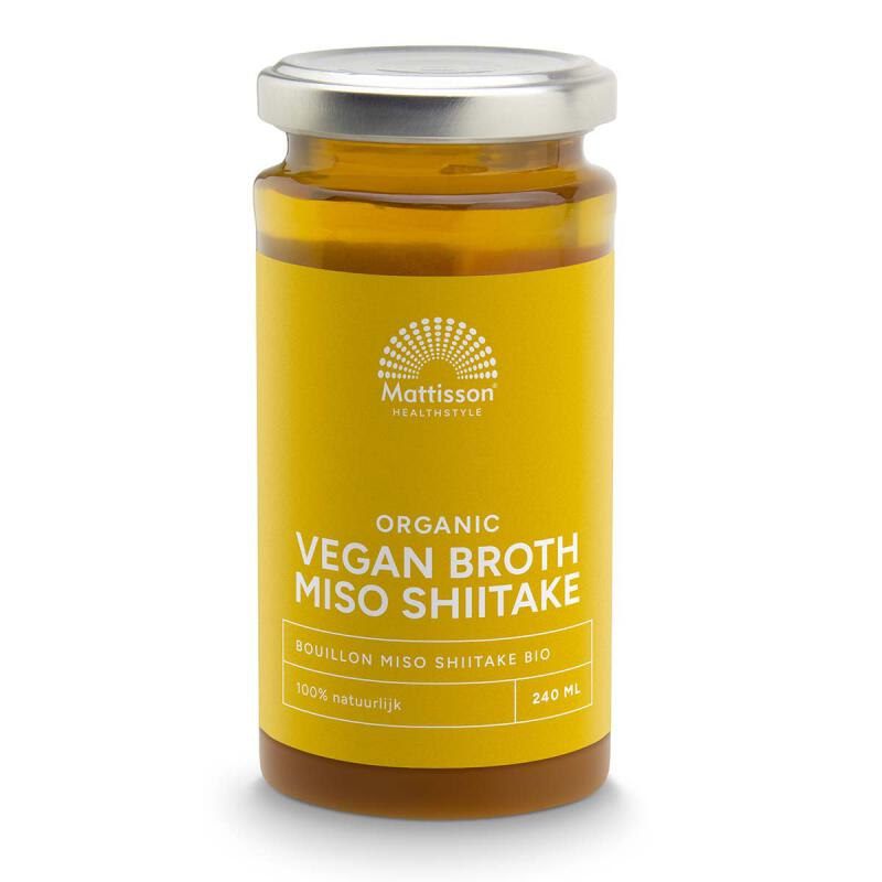 Broth Miso Vegan van Mattisson, 6 x 240 ml