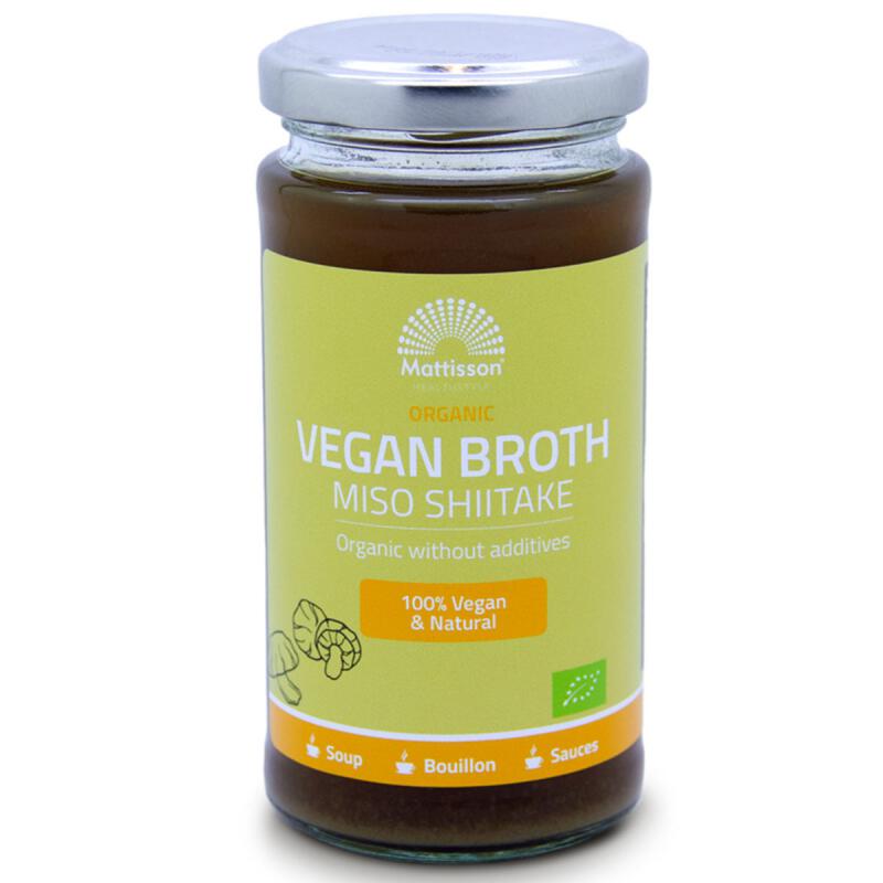 Vegan broth miso van Mattisson, 6 x 240 ml