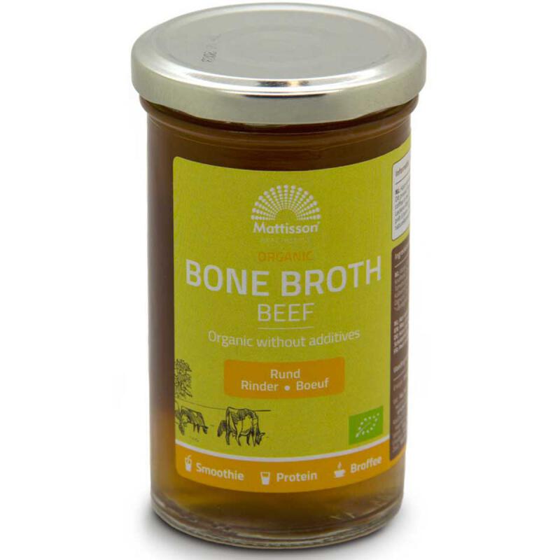 Bone broth rund van Mattisson, 6 x 240 ml