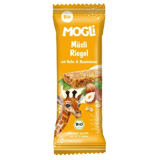 Mueslireep van Mogli, 18 x 25 g