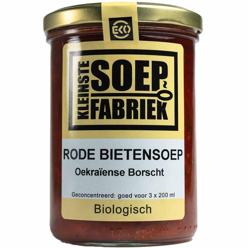 Rode bieten soep van Kleinstesoepfabriek, 6 x 400 ml