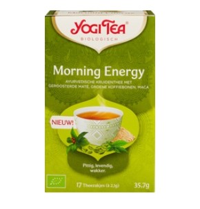 Morning energy van Yogi Tea, 6 x 17 builtje
