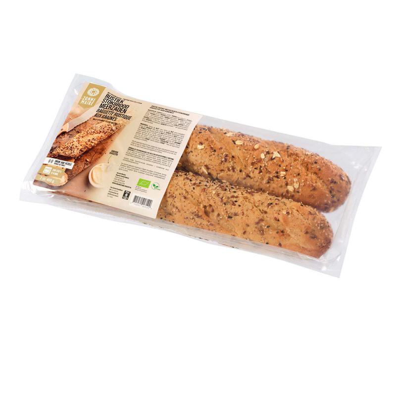 Stokbrood meerzaden rustiek 2st afbak van Zonnemaire, 6 x 400 g