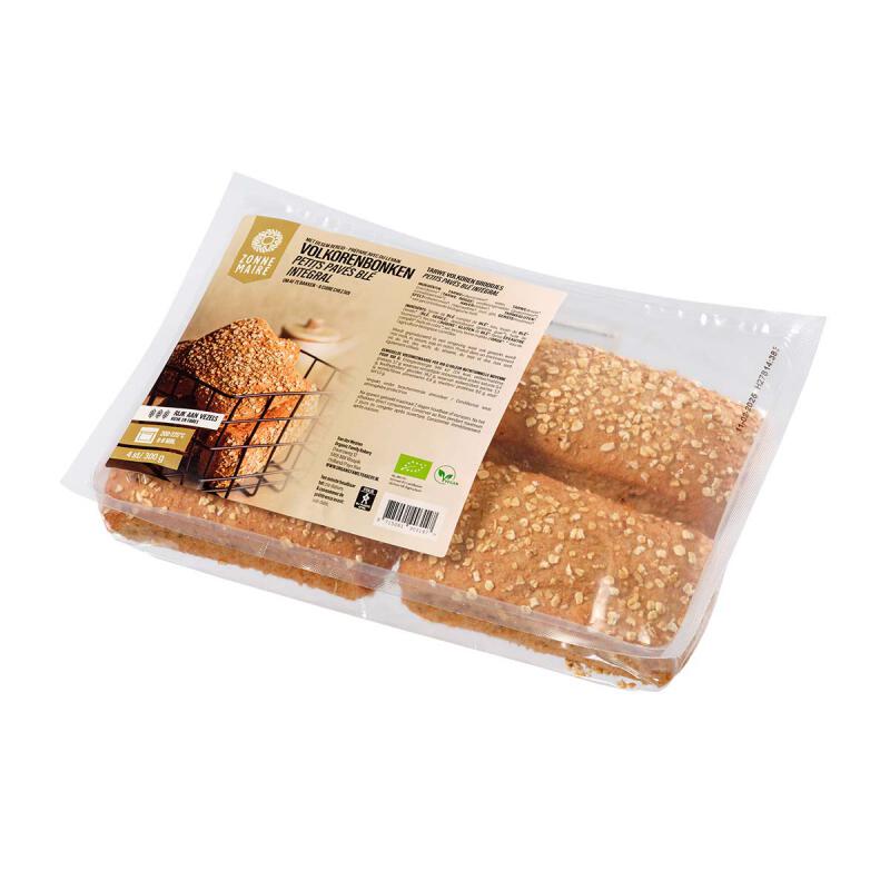 Volkoren bonken 4st afbak van Zonnemaire, 6 x 300 g