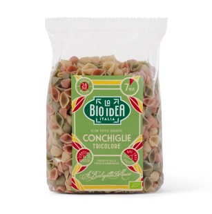 Schelpjes tricolore van La Bioidea, 6 x 500 g