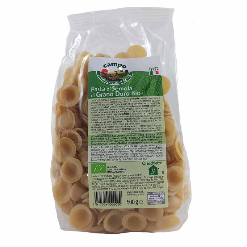 Orecchiette wit van Campo, 12 x 500 g