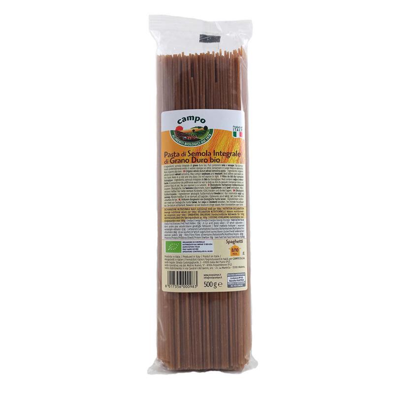 Spaghetti volkoren van Campo, 12 x 500 g