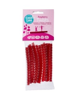Framboos twists van TerraSana, 12 x 75 g