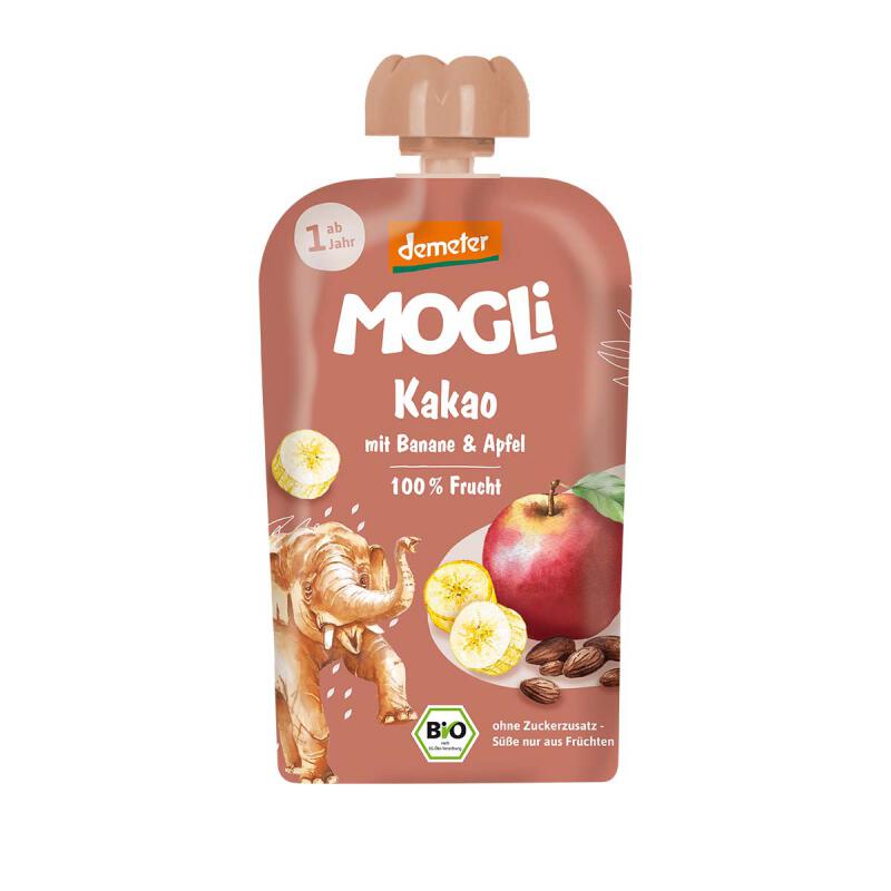 Knijpfruit cacao van Mogli, 10 x 100 g