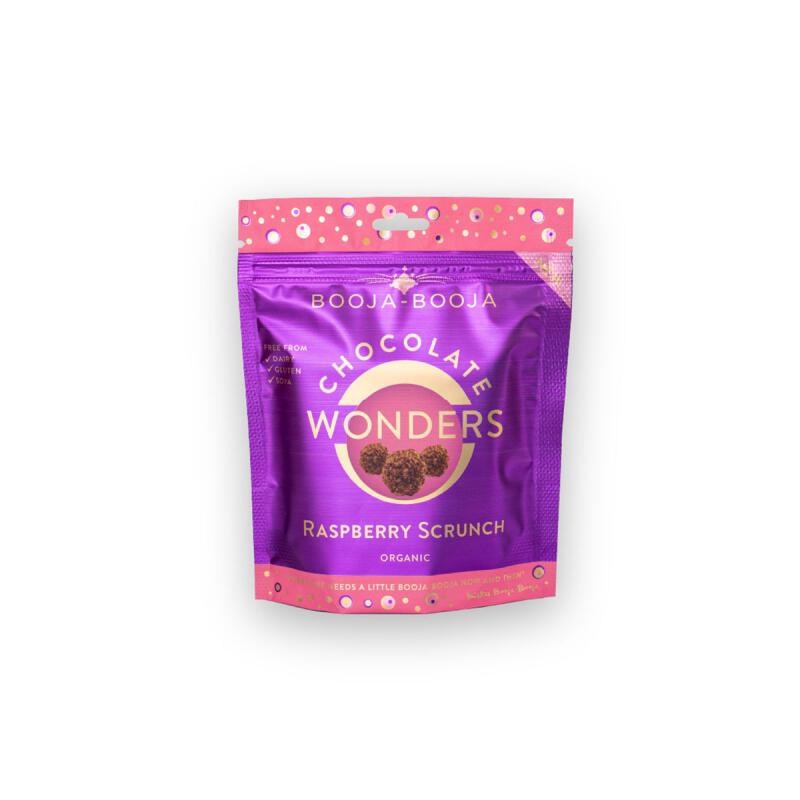 Choco wonders raspberry van BOOJA BOOJA, 8 x 65 g