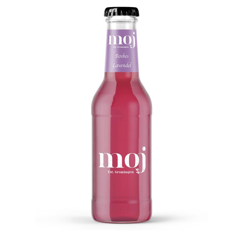 Frisdrank bosbes lavendel van MOJ LEMONADE, 12 x 200 ml Frisdrank bosbes lavendel van MOJ LEMONADE, 12 x 200 ml