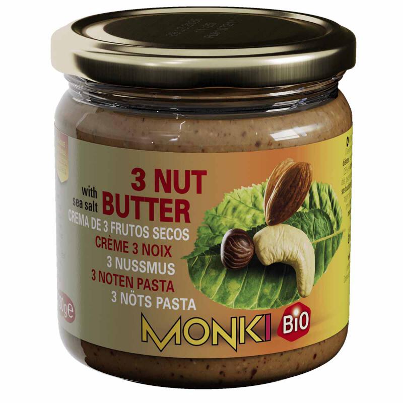 3-notenpasta van Monki, 6 x 330 g