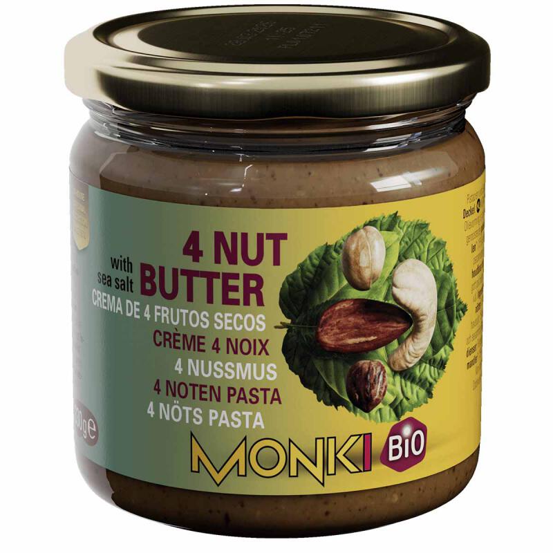 4-notenpasta van Monki, 6 x 330 g