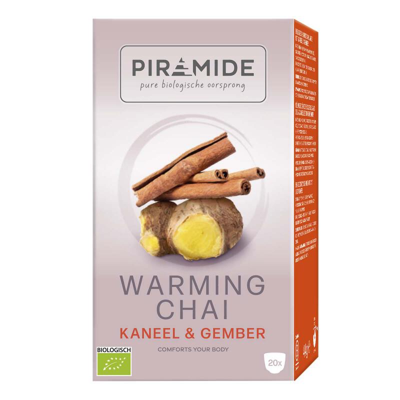 Warming chai van Piramide, 4 x 20 builtje