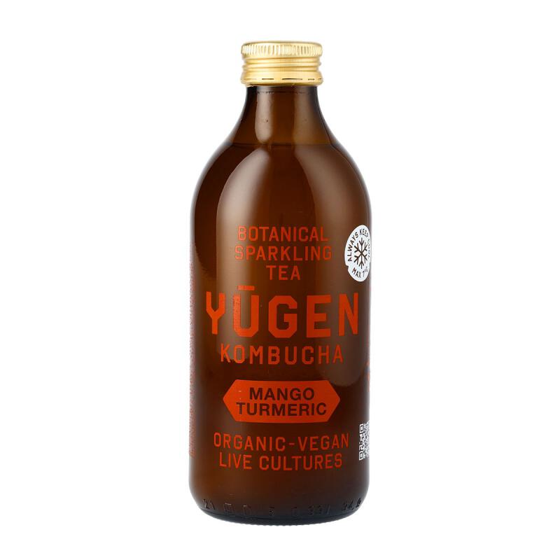 Kombucha mango kurkuma van YUGEN, 1 x 325 ml