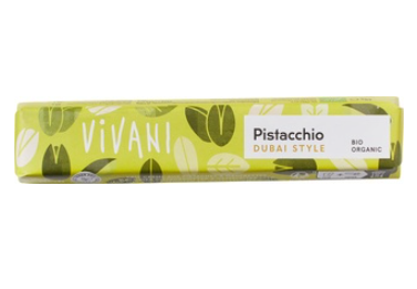 Minitablet pistache dubai van Vivani, 18 x 40 g