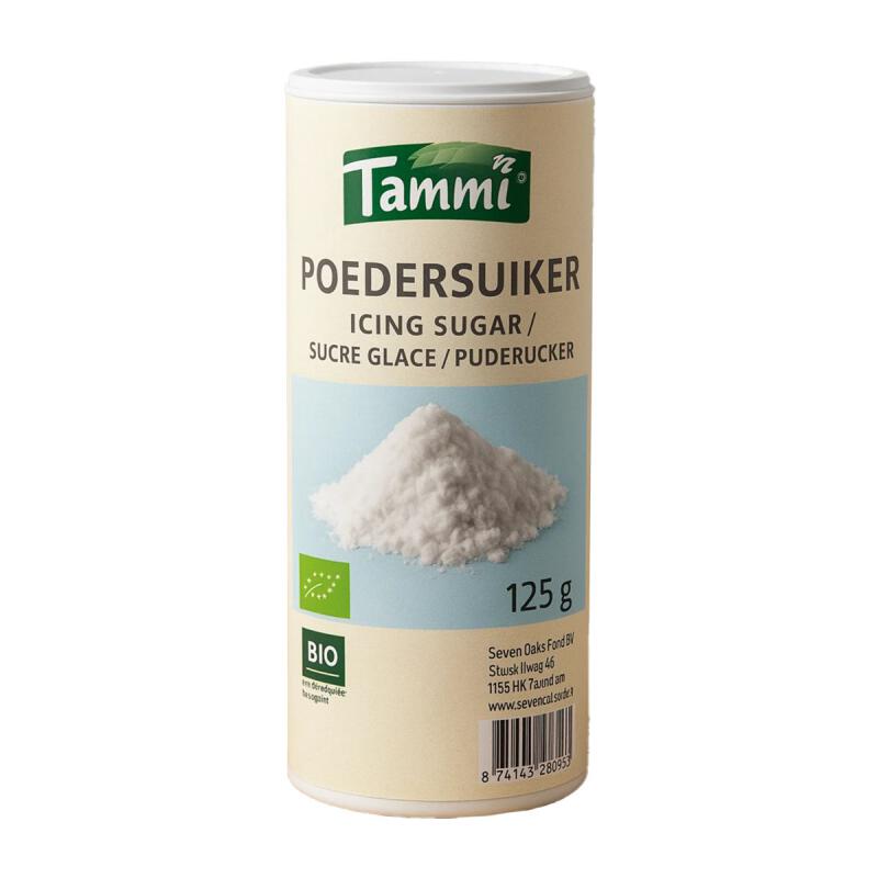 Poedersuiker strooibus van Tammi, 6 x 180 g