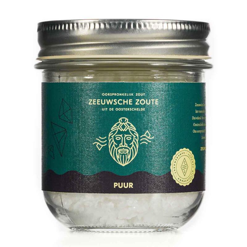 Zeezout puur pot van ZEEUWSCHE ZOUTE, 6 x 100 g